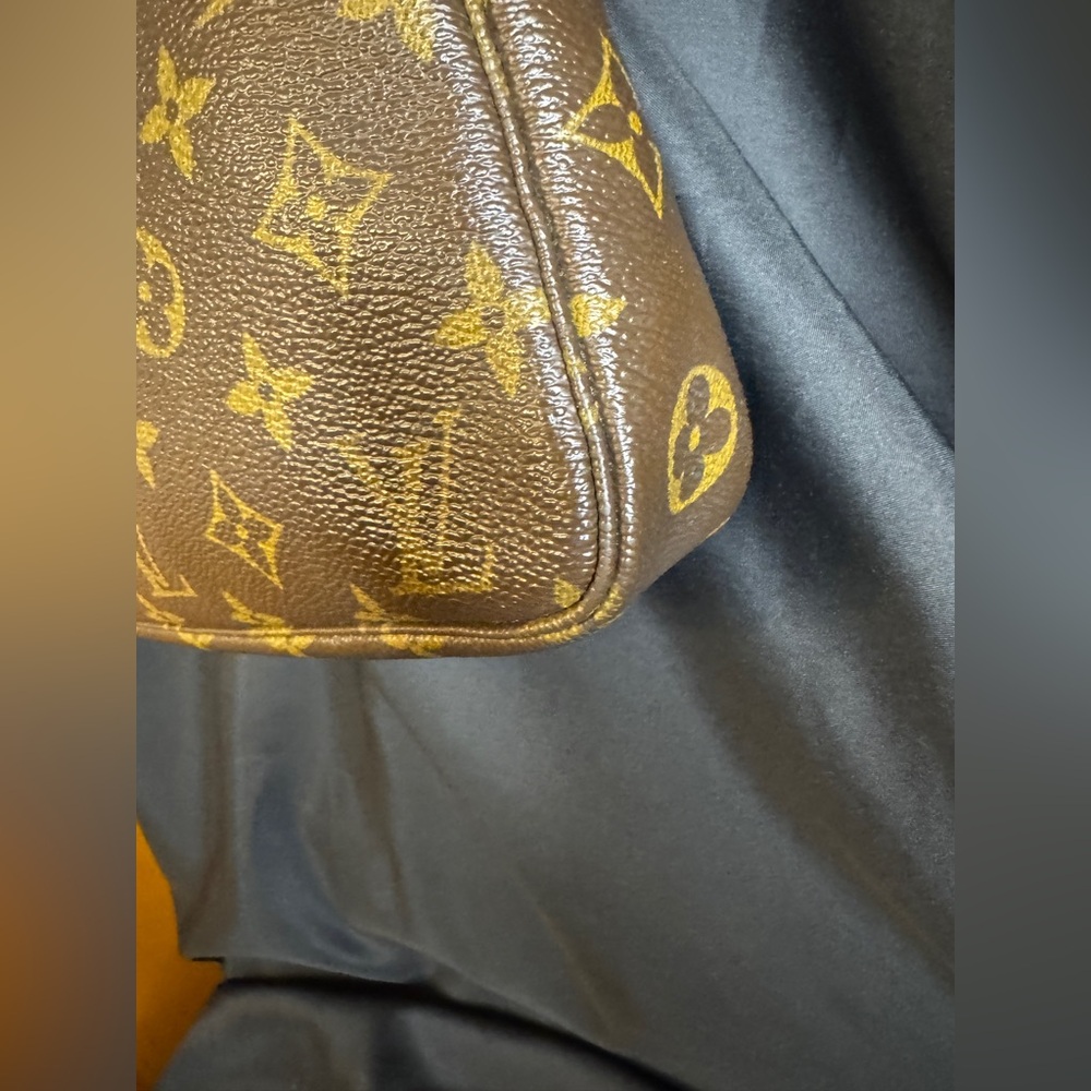 Louis Vuitton LV Monogram Brown and Gold Pouchette & LV Strap with COA - Picture 17 of 17